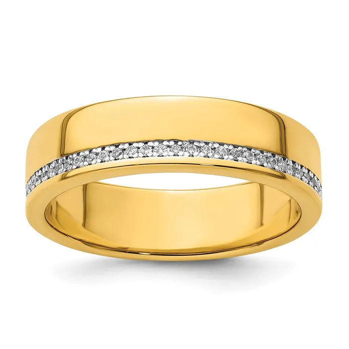 Goldia Rings 14k Yellow Gold Mens 18 carat Diamond Complete Ring