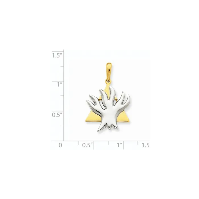 Necklaces Goldia 14k Twotone Gold Fancy Star of David Pendant