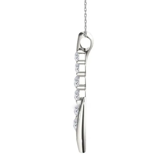 Original Maulijewels Ladies 14k White Gold 05 CT Round Cut White Diamond Box Pendant Necklace With 18 14k White Gold Plated Sterling Silver Box Chain JMS always Necklaces Original Maulijewels Ladies 14k White Gold 05 CT Round Cut White Diamond Box Pendant Necklace With 18 14k White Gold Plated Sterling Silver Box Chain JMS always Necklaces