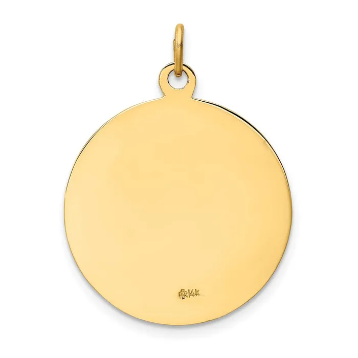 PreStyled Sets Goldia 14k Yellow Gold Saint Francis Medal Pendant