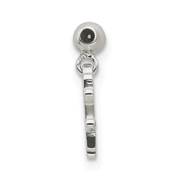 TreasureFineJewelers Sterling Silver Mio Memento Dangle Charm Rings