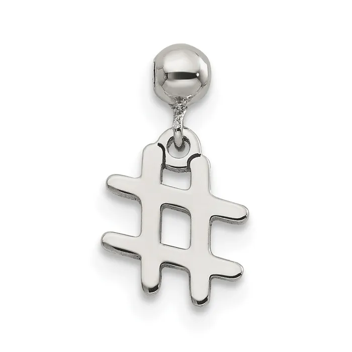 TreasureFineJewelers Sterling Silver Mio Memento Dangle Charm Rings