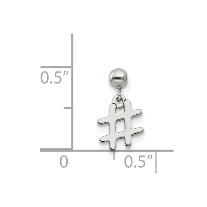TreasureFineJewelers Sterling Silver Mio Memento Dangle Charm Rings