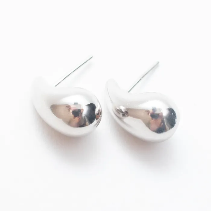 Bubble Drop Earrings Silver Lotus Earrings