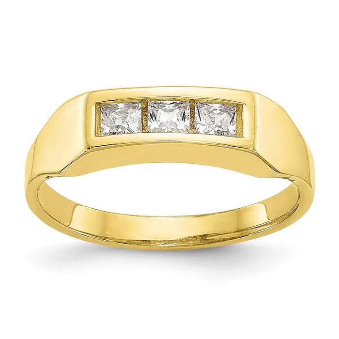 10k CZ Polished Childs RingWBC10C1145 WB Choice Jewelry Rings