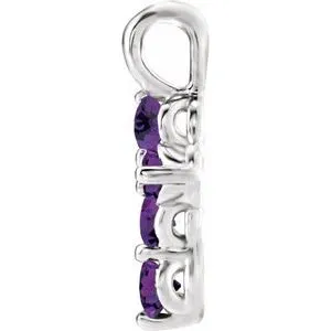 WB Choice Jewelry Necklaces Platinum Amethyst Cross PendantR42363618PSTWBC
