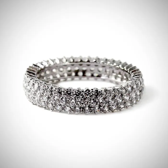 Jimmy Crystal Swarovski Crystal Statement Rings in Sterling SilverStunning Jimmy Crystal Rings