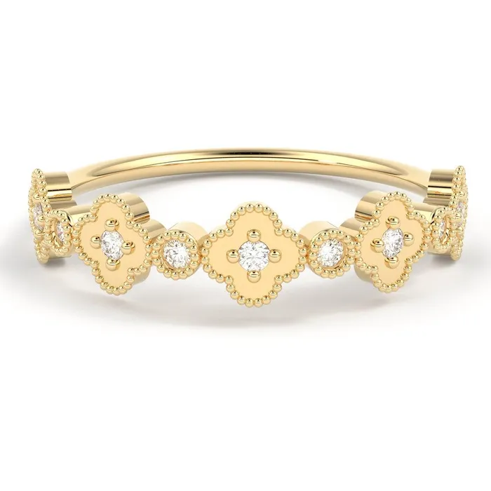 Jalvi Co Rings Round Diamond Band in 14k Gold Floral Gold Diamond Ring Gold Band White Diamond Ring Round Diamond Wedding Band Jalvi Co Rings Round Diamond Band in 14k Gold Floral Gold Diamond Ring Gold Band White Diamond Ring Round Diamond Wedding Band