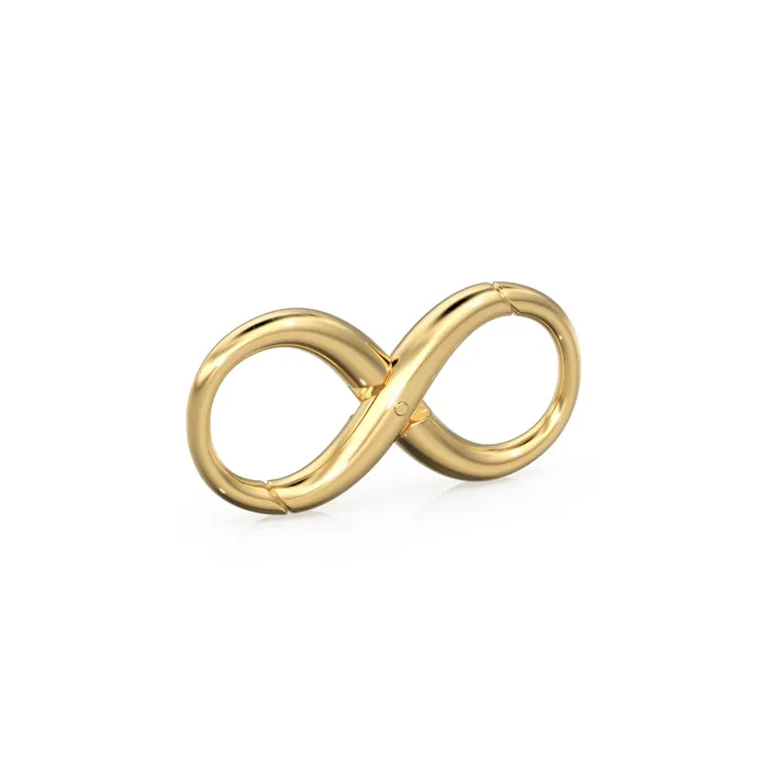 PreStyled Sets Jalvi Co Infinity 18k Solid Gold Spring Clasp Handmade 2050mm x 1030mm