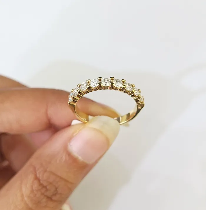 Rings Gold and Diamond REAL 14k Yellow Gold Diamond Ladies Ring Women Engagement Wedding Rings Gold and Diamond REAL 14k Yellow Gold Diamond Ladies Ring Women Engagement Wedding