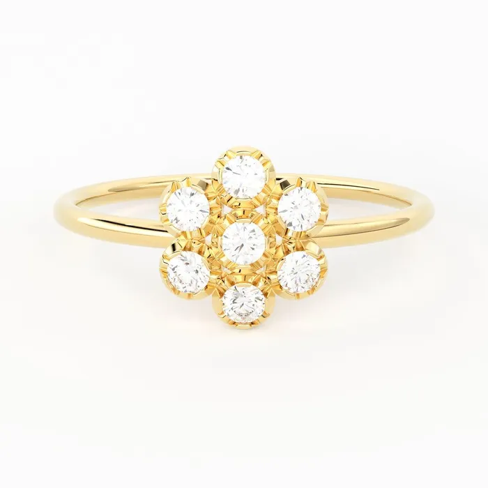 Rings Jalvi Co Diamond Band in 14k Gold Floral Rose Gold Ring Gold Band White Diamond Ring Anniversary Gift Rings Jalvi Co Diamond Band in 14k Gold Floral Rose Gold Ring Gold Band White Diamond Ring Anniversary Gift