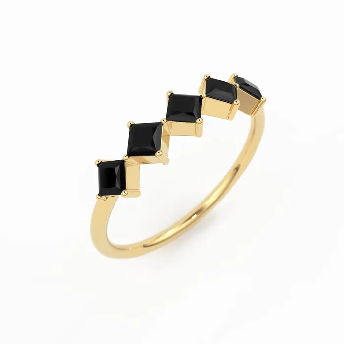 Rings Jalvi Co Princess Cut Black Diamond Ring 14k Gold Princess Cut Diamond Wedding Ring Princess Cut Anniversary Band Black Diamond Eternity Band Rings Jalvi Co Princess Cut Black Diamond Ring 14k Gold Princess Cut Diamond Wedding Ring Princess Cut Anniversary Band Black Diamond Eternity Band