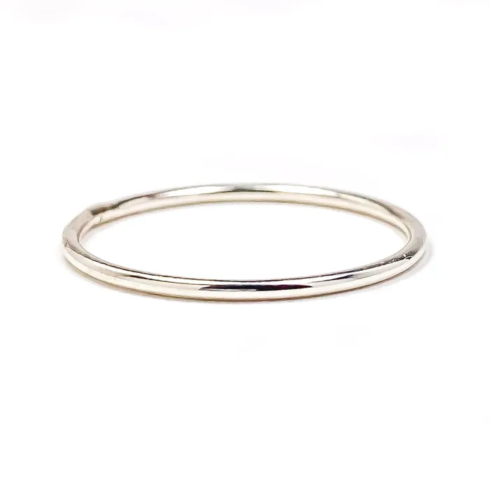 Hoops By Hand Dainty Silver Ring Rings
