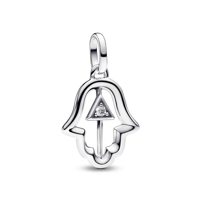 Pandora Charm Necklaces Pandora Hamsa Hand Medallion Charm