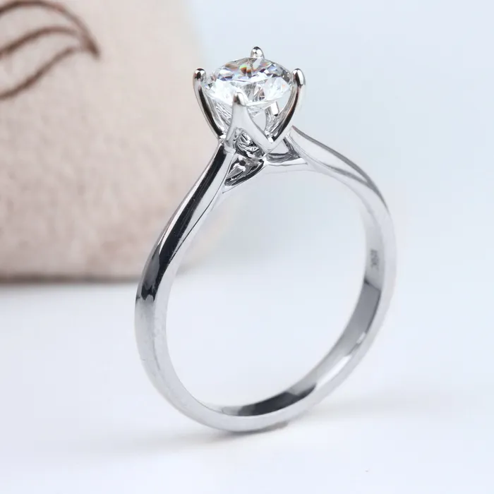Parade Designs Rings Parade TwoTone Classic Round Engagement Ring