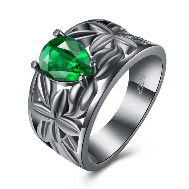 Rings Green Zircon Fashion Women Wedding Ring sparklingselections
