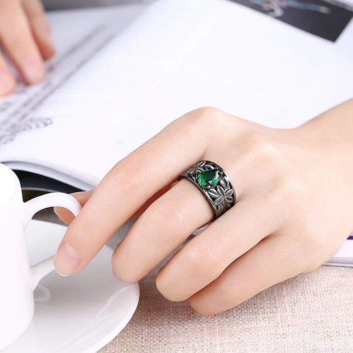 Rings Green Zircon Fashion Women Wedding Ring sparklingselections Rings Green Zircon Fashion Women Wedding Ring sparklingselections