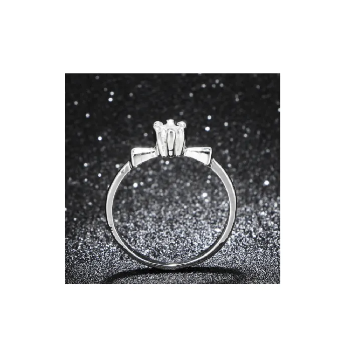 Rings Romantic Fashion Silver Plated Flower Ring for WomenSize6 sparklingselections Rings Romantic Fashion Silver Plated Flower Ring for WomenSize6 sparklingselections