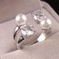sparklingselections Rings Life Belongs to you Simple Crystal Bow Ring sparklingselections Rings Life Belongs to you Simple Crystal Bow Ring