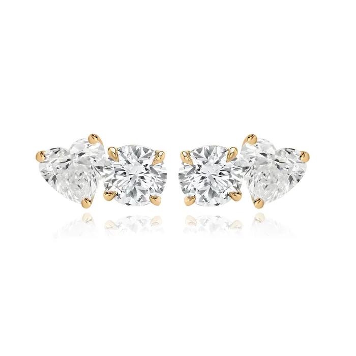 TwoDiamond Stud Earring Single Alev Collection Earrings