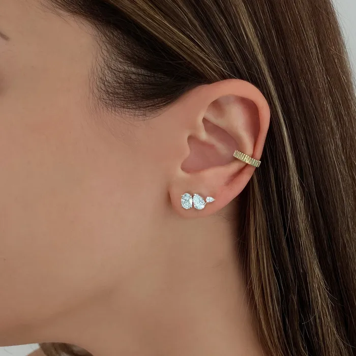 TwoDiamond Stud Earring Single Alev Collection Earrings