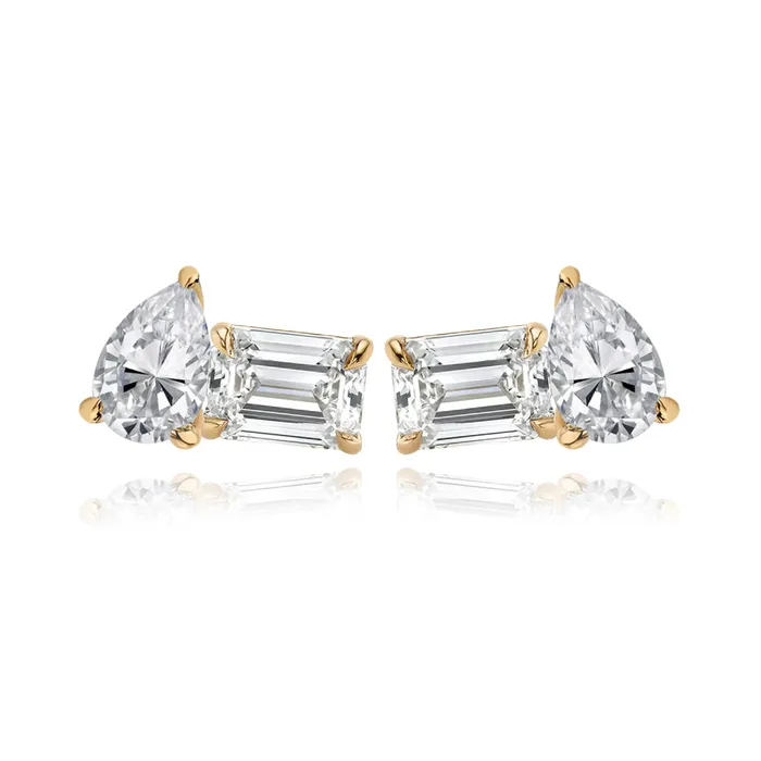 TwoDiamond Stud Earring Single Alev Collection Earrings