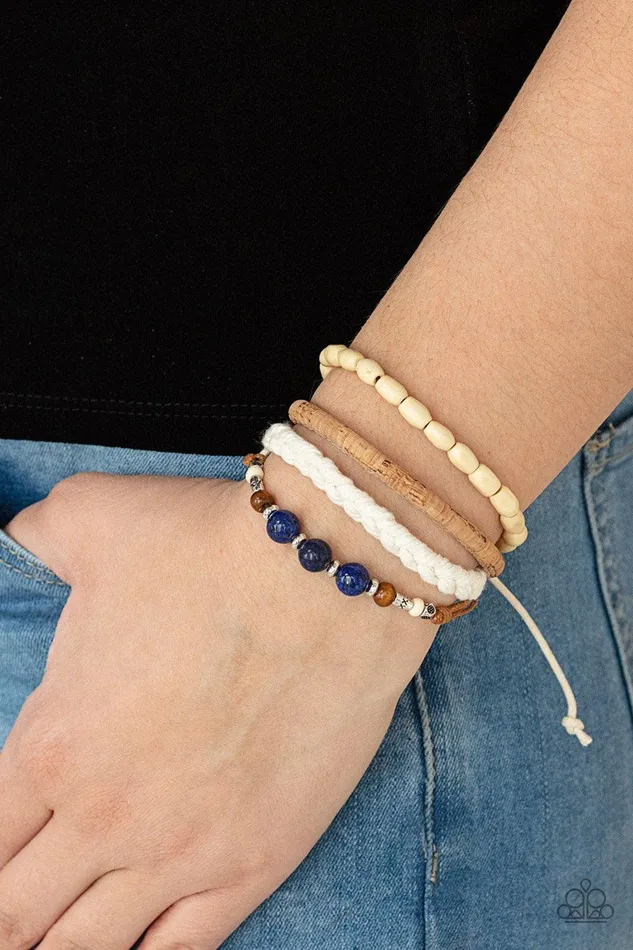 Bracelets Paparazzi Accessories NaturalBorn Navigator Blue Bracelet Jewelry by Bretta Bracelets Paparazzi Accessories NaturalBorn Navigator Blue Bracelet Jewelry by Bretta