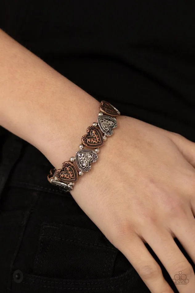 Bracelets Paparazzi Accessories Rustic Heartthrob Multi Bracelet Jewelry by Bretta Bracelets Paparazzi Accessories Rustic Heartthrob Multi Bracelet Jewelry by Bretta