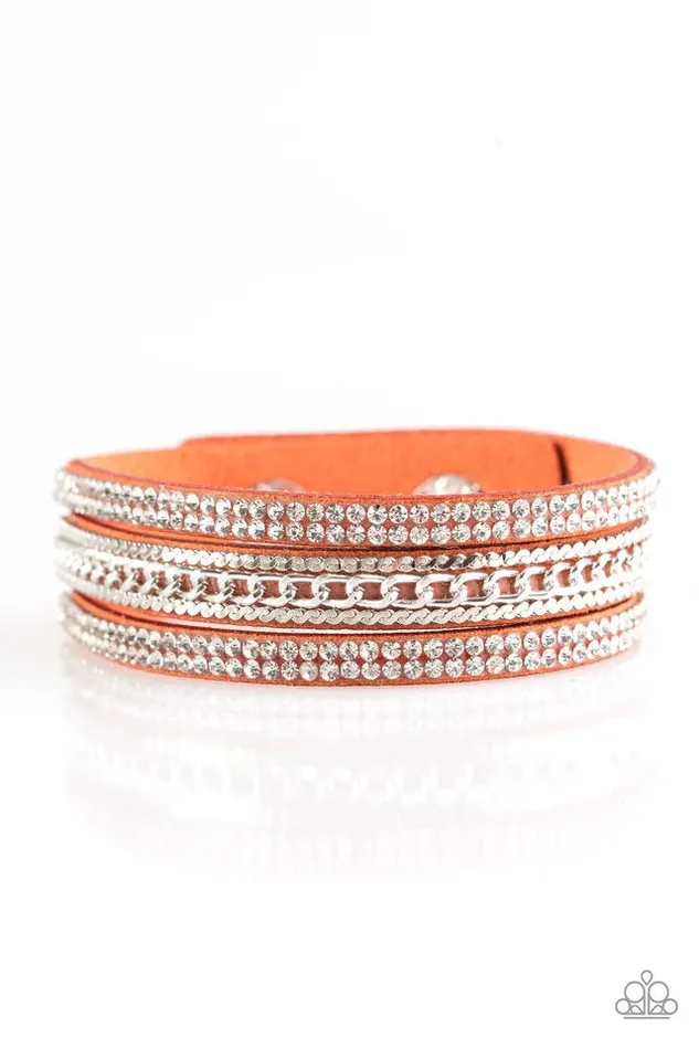 Bracelets Paparazzi Accessories Unstoppable Orange Bracelet Jewelry by Bretta Bracelets Paparazzi Accessories Unstoppable Orange Bracelet Jewelry by Bretta