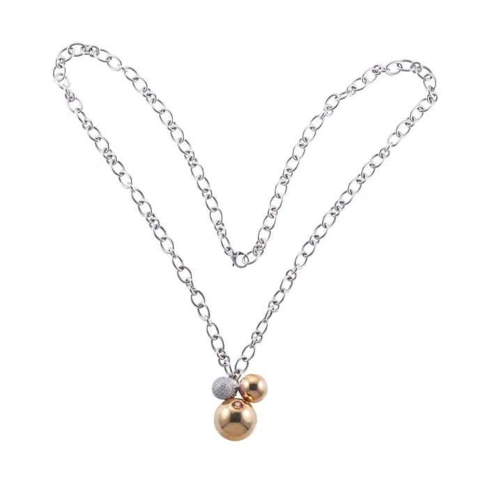 Chopard Happy Diamonds Gold Ball Pendant Necklace Chopard Necklaces