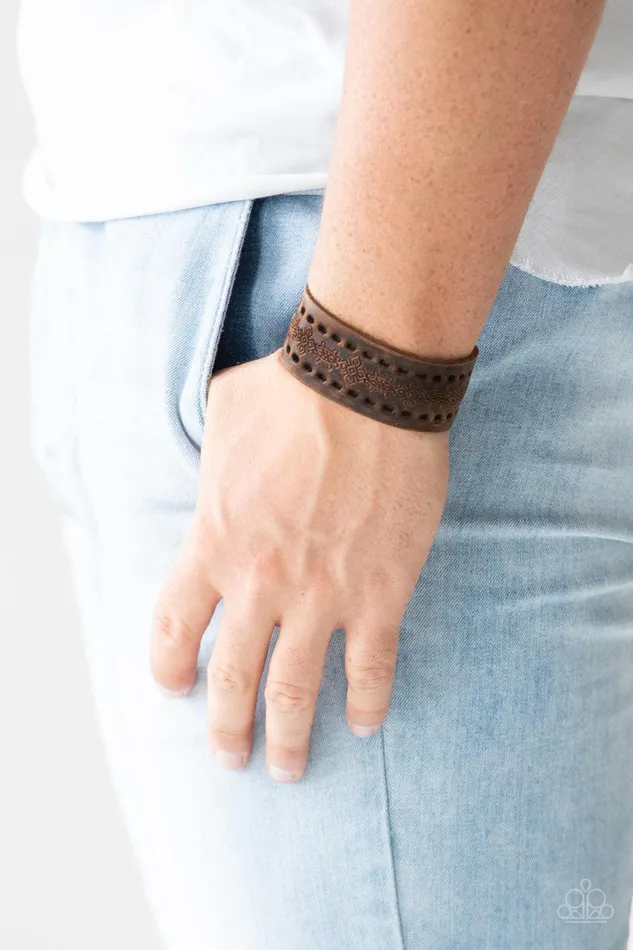 Make The WEST Of It Brown Urban Bracelet Jewelry by Bretta Paparazzi Accessories Bracelets Make The WEST Of It Brown Urban Bracelet Jewelry by Bretta Paparazzi Accessories Bracelets