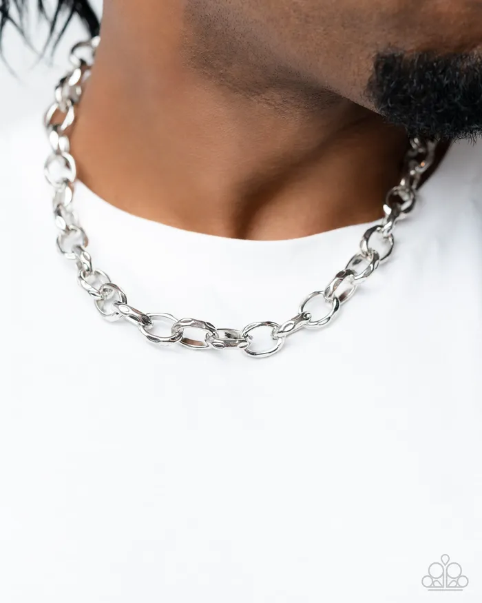 Necklaces Paparazzi Accessories Industrial Imitation Silver Necklace Jewelry by Bretta