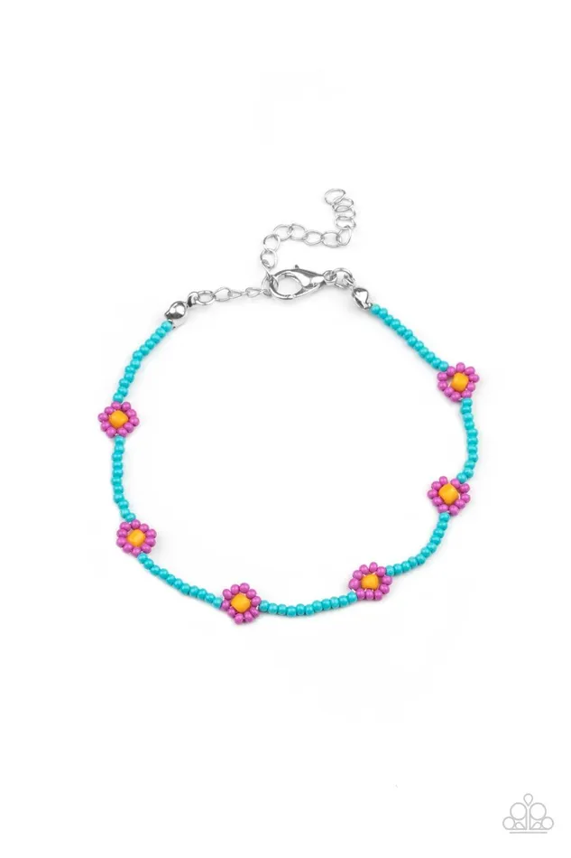 Paparazzi Accessories Bracelets Camp Flower Power Purple Bracelet Jewelry by Bretta