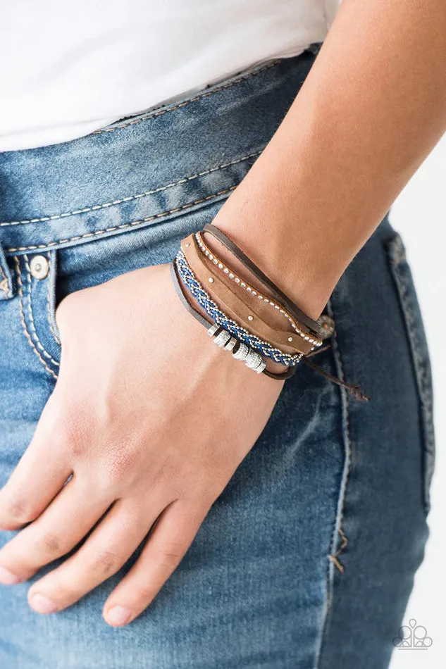 Paparazzi Accessories Bracelets DayTrip Trotter Blue Bracelet Jewelry by Bretta Paparazzi Accessories Bracelets DayTrip Trotter Blue Bracelet Jewelry by Bretta