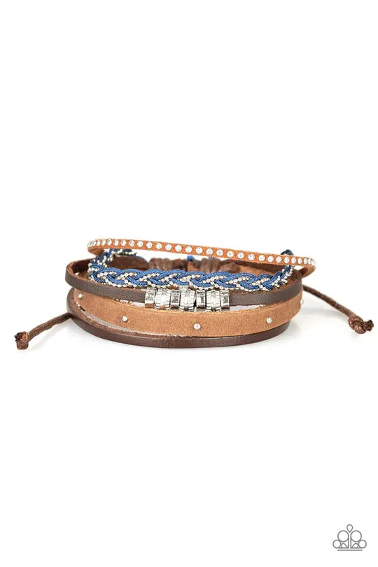 Paparazzi Accessories Bracelets DayTrip Trotter Blue Bracelet Jewelry by Bretta