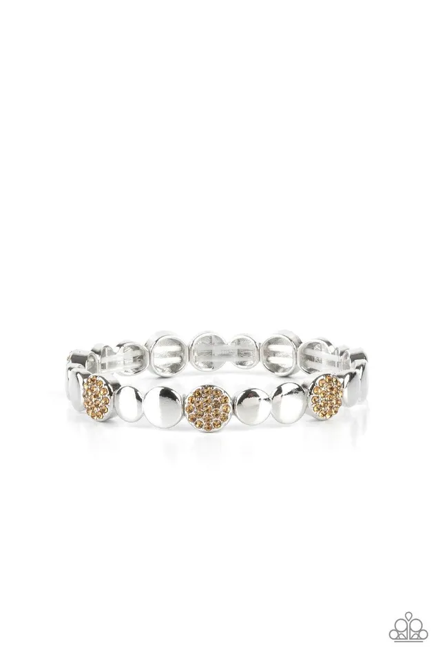 Paparazzi Accessories Bracelets Dimensional Dazzle Brown Bracelet Jewelry by Bretta