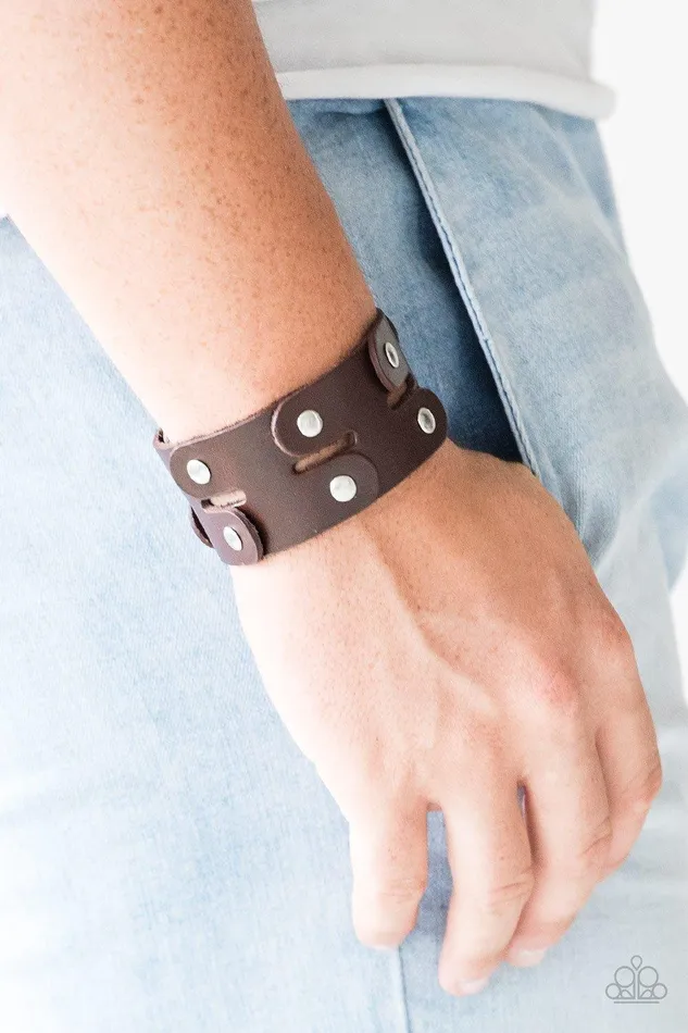 Paparazzi Accessories Bracelets Downright Desperado Brown Urban Bracelet Jewelry by Bretta Paparazzi Accessories Bracelets Downright Desperado Brown Urban Bracelet Jewelry by Bretta