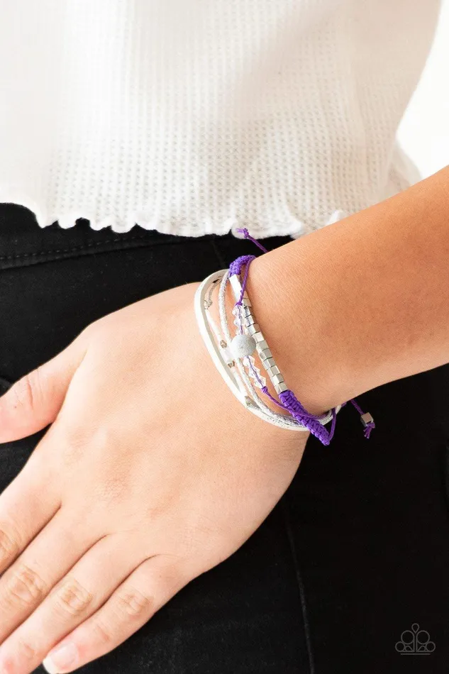 Paparazzi Accessories Bracelets Take A SPACEWALK Purple Urban Bracelet Jewelry by Bretta Paparazzi Accessories Bracelets Take A SPACEWALK Purple Urban Bracelet Jewelry by Bretta