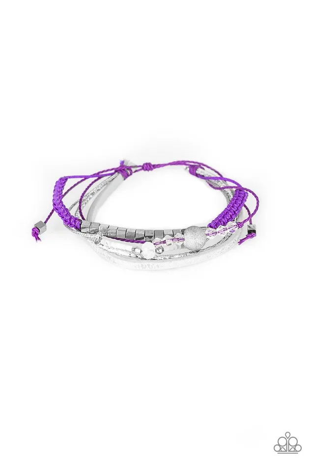 Paparazzi Accessories Bracelets Take A SPACEWALK Purple Urban Bracelet Jewelry by Bretta