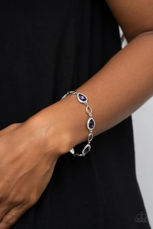 Paparazzi Accessories Bracelets Timelessly Teary Purple Bracelet Jewelry by Bretta Paparazzi Accessories Bracelets Timelessly Teary Purple Bracelet Jewelry by Bretta