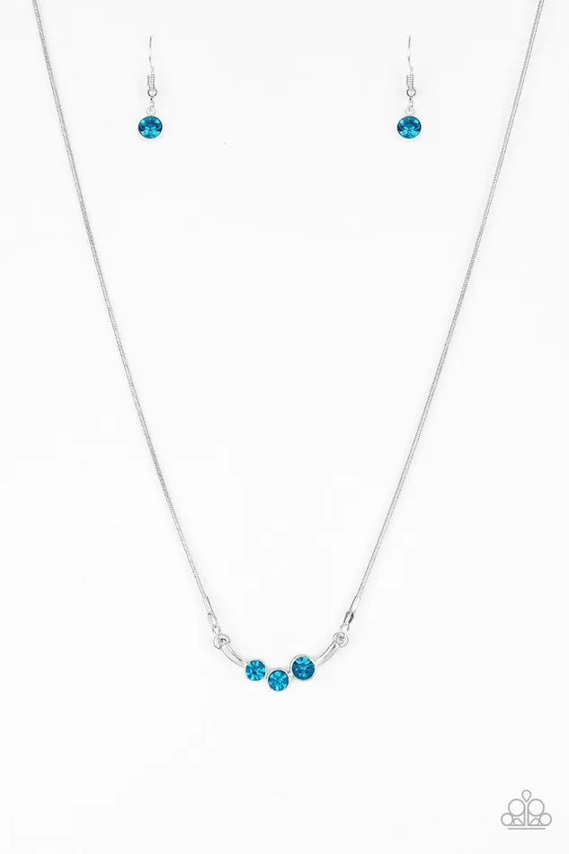 Paparazzi Accessories Necklaces Sparkling Stargazer Blue Necklace Jewelry by Bretta