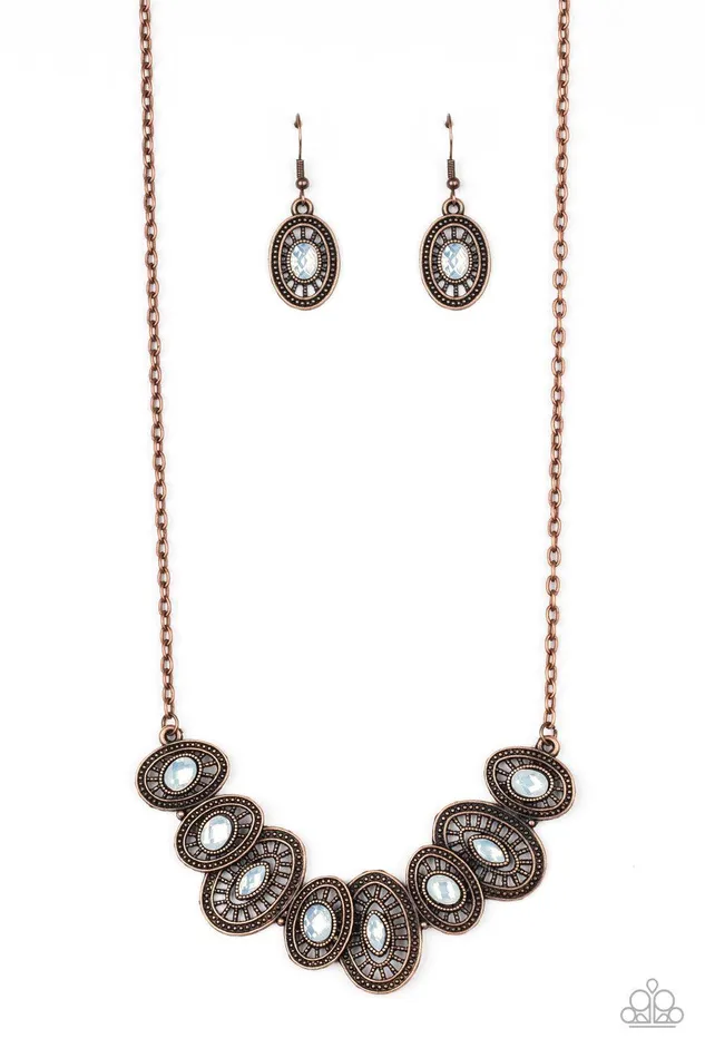 Paparazzi Accessories Necklaces Trinket Trove Copper Necklace Jewelry by Bretta