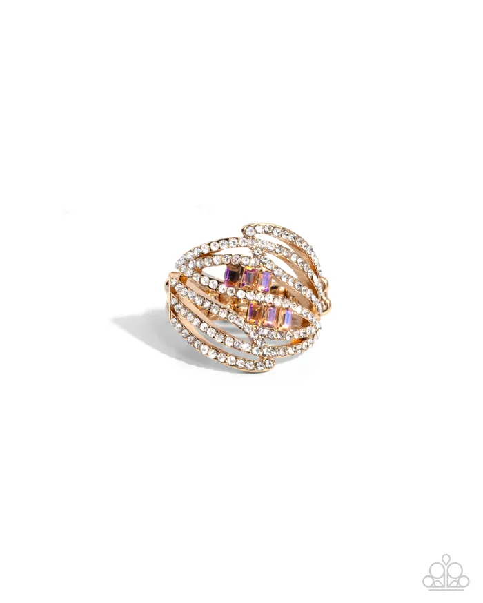 Paparazzi Accessories Rings Smooth Structure Gold Ring Jewelry by Bretta