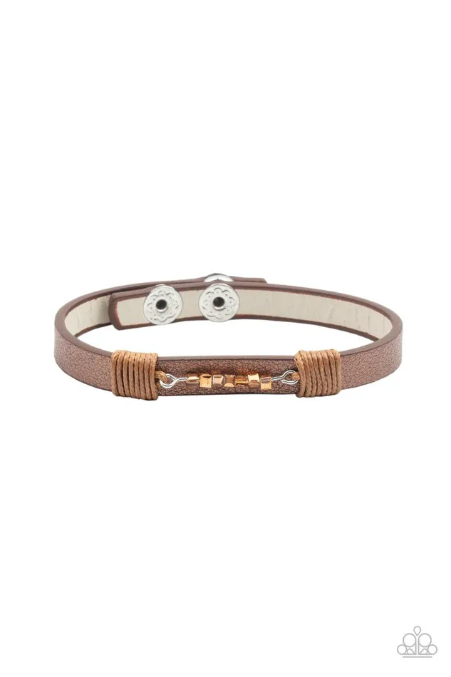 Paparazzi Accessories Worth The Hype Copper Bracelet Jewelry by Bretta Bracelets