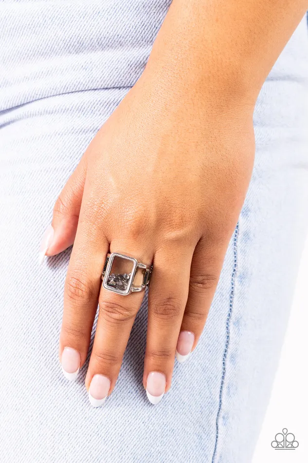 Rings Paparazzi Accessories Encased Envy Silver Ring Jewelry by Bretta