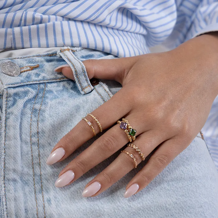 Senso Gold Rings Senso Gold Stones Ring