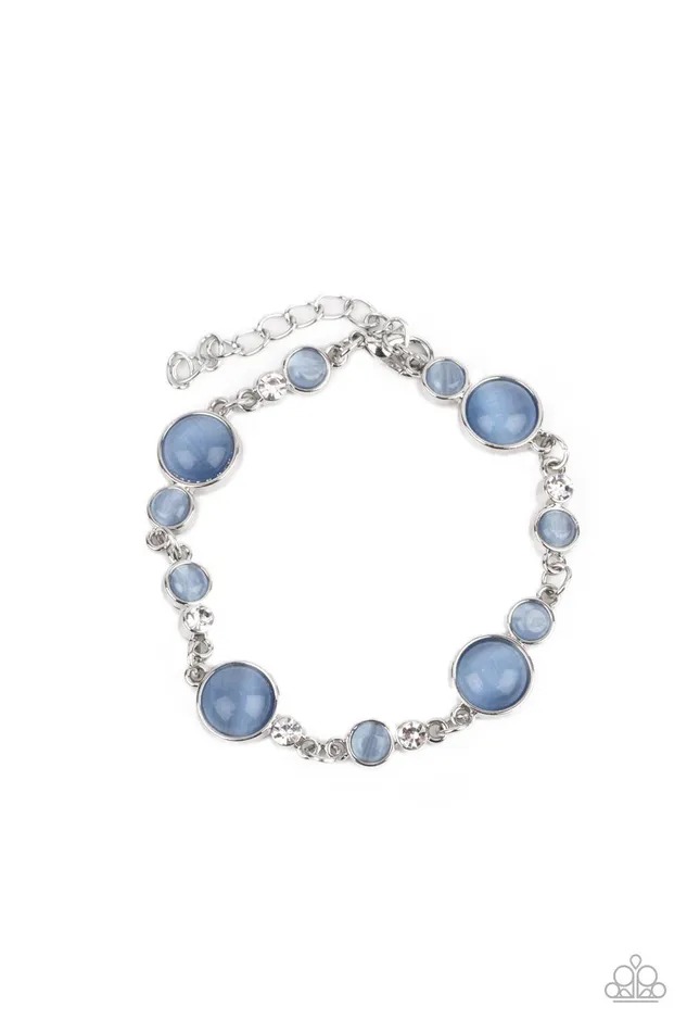 Storybook Beam Blue Bracelet Jewelry by Bretta Paparazzi Accessories Bracelets