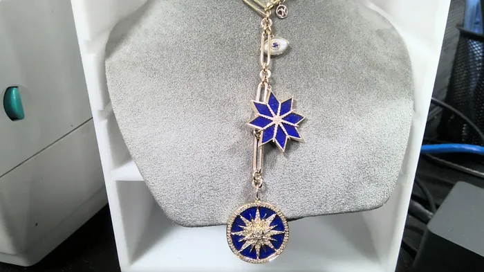 YaninaCo Jewelry Necklaces 3 Charm Lariat Necklace
