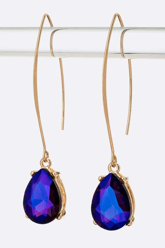 Earrings LA Jewelry Plaza Euro Wire Teardrop Earrings