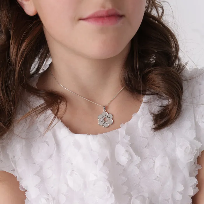 I am a Child of God Necklace with Daisy for Girls Cherished Moments Necklaces